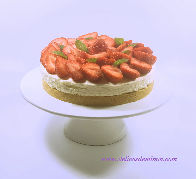Tarte aux fraises sans cuisson 4
