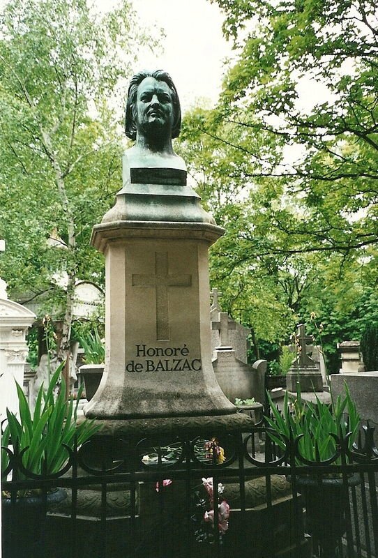 Paris, cimetière Père Lachaise, tombe de Balzac