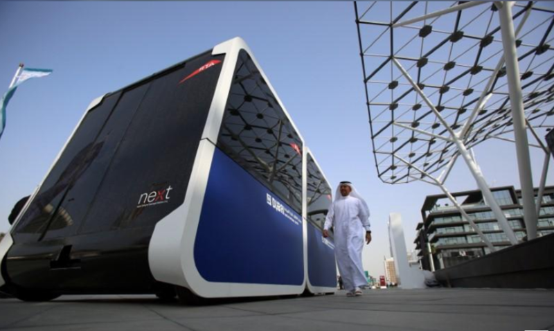 autonomous pod in Dubai