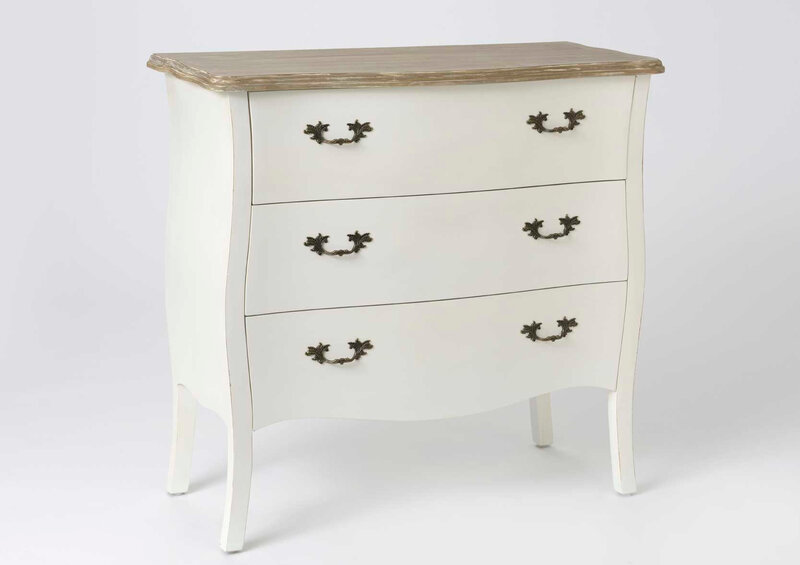 commode bombée romantique