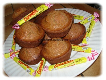 recettes dessert Muffins au carambar... Petite dédicasse à Mounet