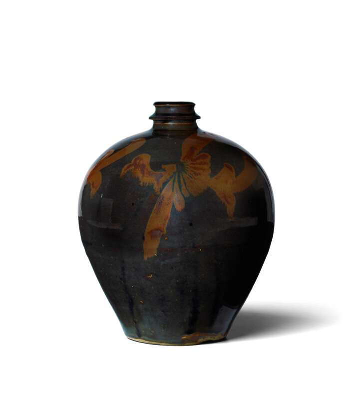 A ‘Henan’ black glazed russet-painted jar, Northern Song-Jin dynasty