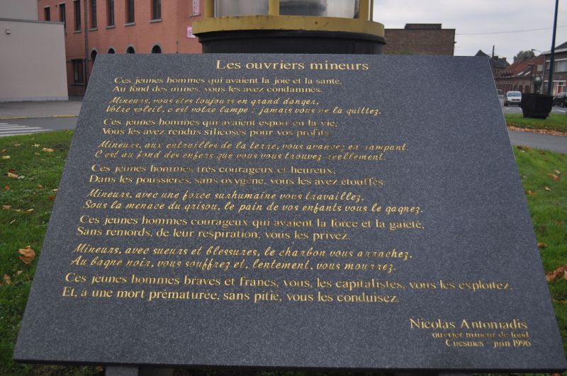 Cuesmes - Place poème