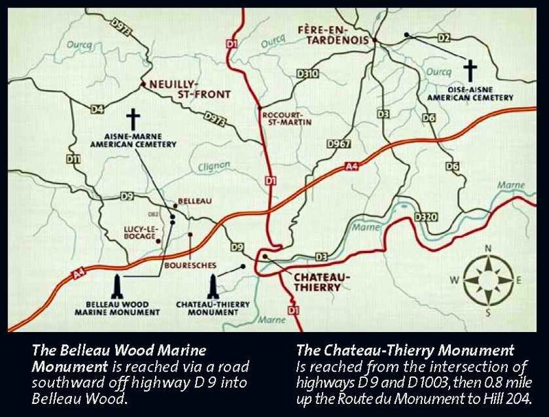 Belleau wood and Chateau Thierry