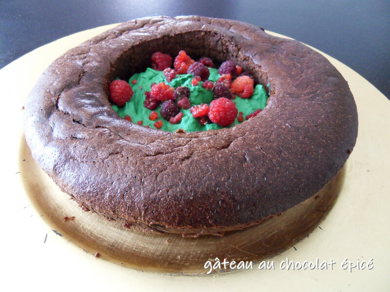 gâteau au chocolat épicée