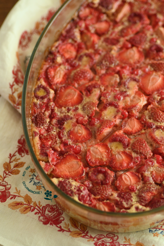 Clafoutis soja-vanillé aux fruits rouges_7