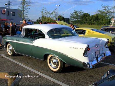 Chevrolet bel air sport hardtop coupe de 1956 (Rencard du Burger king septembre 2011) 03