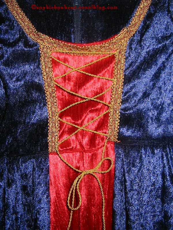 couture robe princesse detail