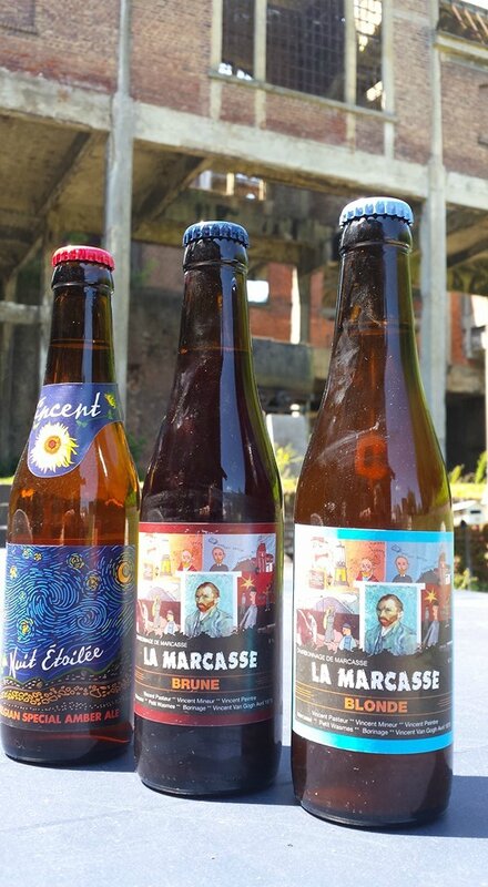 Déguster nos bières artisanales - la nuit étoilée - La Marcasse Blonde & Brune