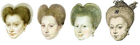 La coiffure des années 1590