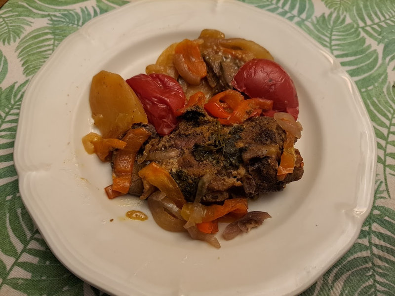 Tajine d’agneau aux épices et aux fruits secs