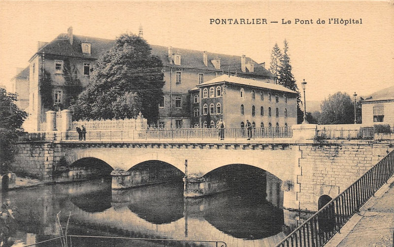 CPA Pontarlier Pont de l'hôpital