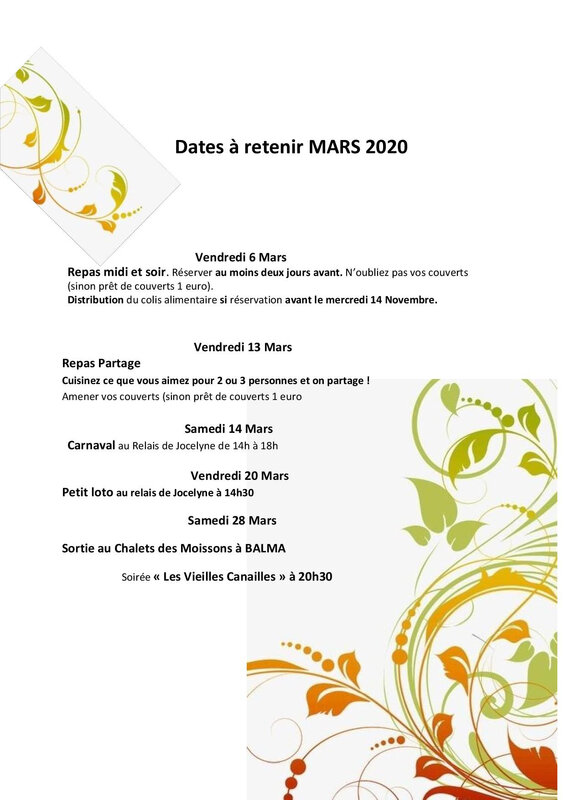 Dates à retenir Mars 2020-page-001