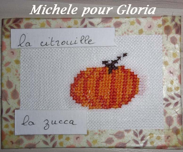 ATC octobre 2022 de Michèle pour Gloria