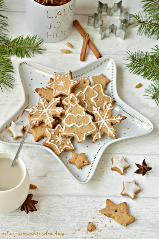 biscuits de Noël au chaï vegan