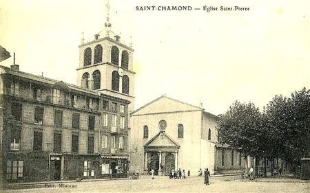 église Saint-Pierre a circulé en 1916