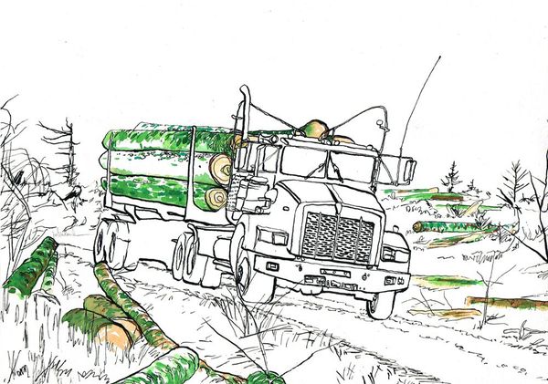 log truck