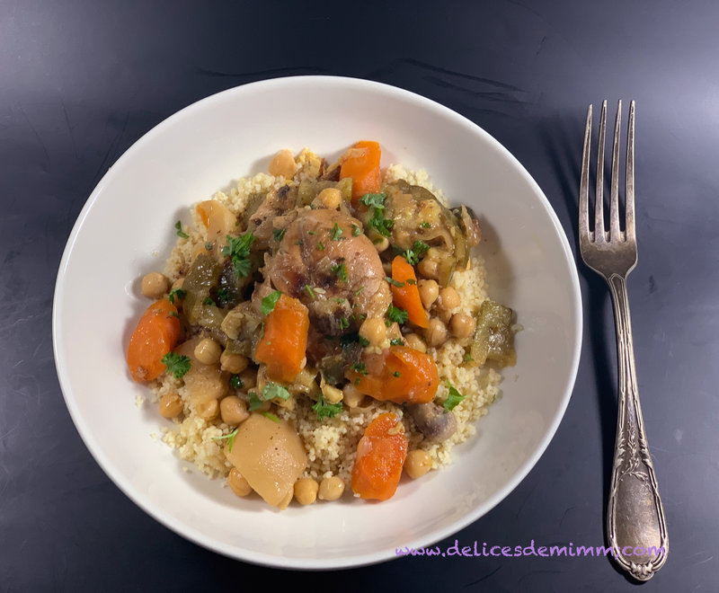 Tajine de poulet aux légumes 2