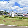 Rond-point à Guarapuava (<b>Brésil</b>)