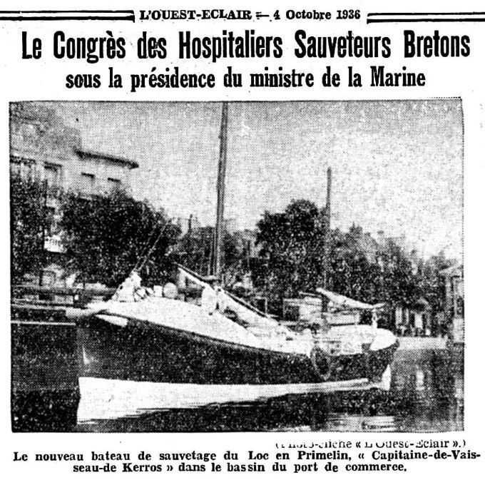 CH12 - Bateau de sauvetage CV de Kerros à Lorient - Congrès HSB 1