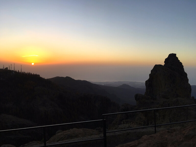 Lever de soleil du Pico Las Nieves