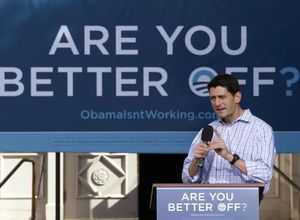 Pau Ryan - are you better off - Obama isn't working
