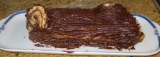 La bûche de Noël telle que je l'ai toujours faite