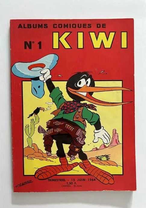 bande-dessinee-petits-formats-kiwi-cezard-n1-albums-comiques-eo-1964