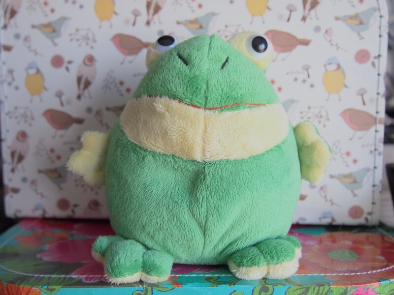 Peluche-grenouille