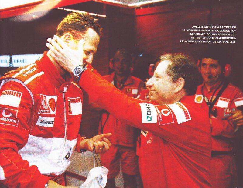 Michael Shumacher et Jean Todt