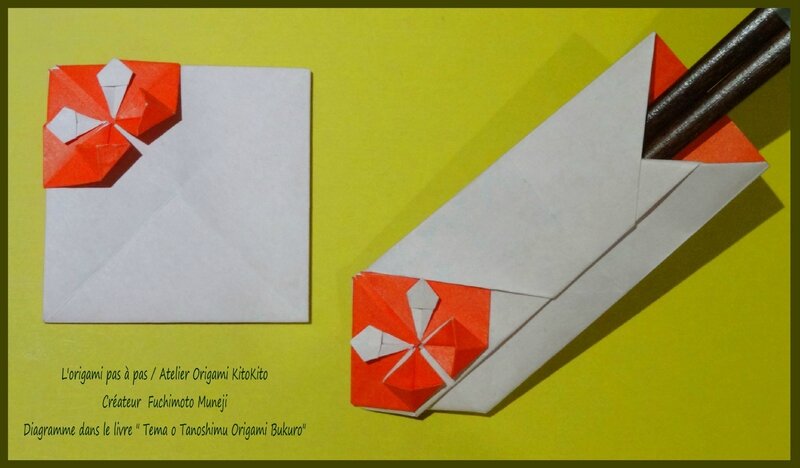 Atelier Origami KitoKito_Pochibukuro_Sac de baguettes_Prunier