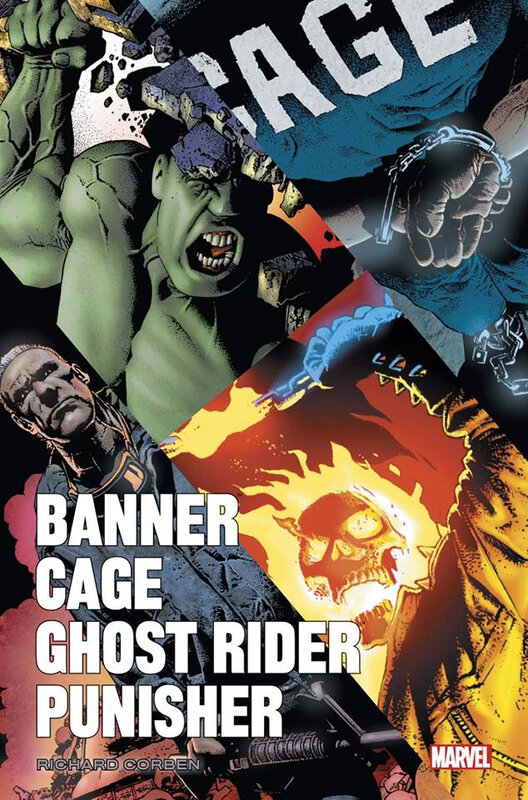 marvel icons banner cage ghost rider punisher par corben