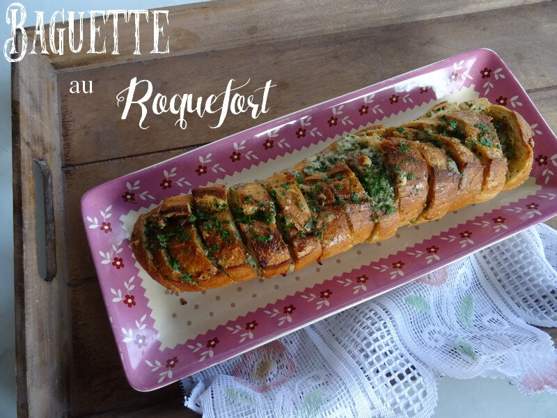 Baguette au Roquefort - Oignons et Raisins