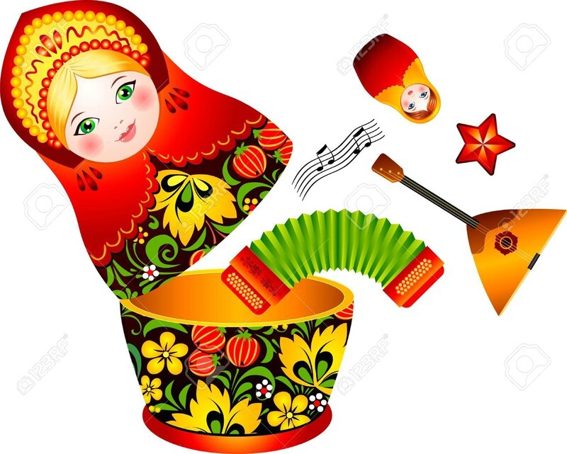 16403217-Russian-tradition-matryoshka-doll-with-music-instruments-inside--Stock-Vector