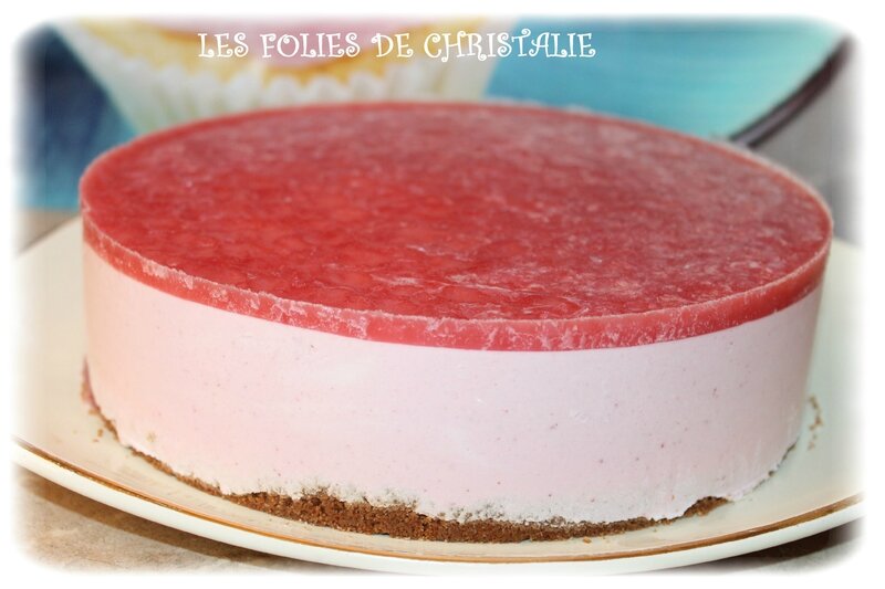 Bavarois fraises 4