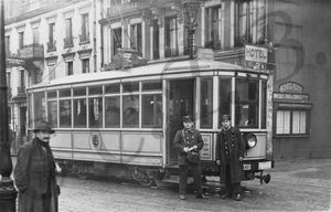 CPA Tramway 1922 Gare CCTB