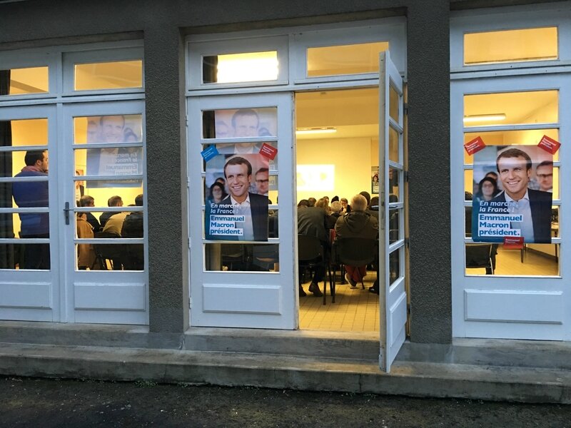 réunion publique mouvement en Marche Macron Avranches mars 2017
