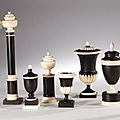 19th Century Anglo-Indian Ivory and <b>Ebony</b> & Continental Ivory from the Collection of Craig Wright