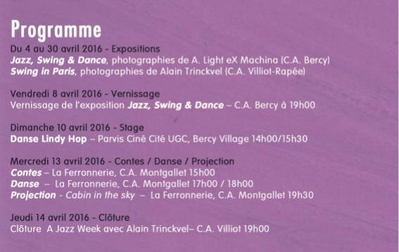 A Jazz Week 2016 programme