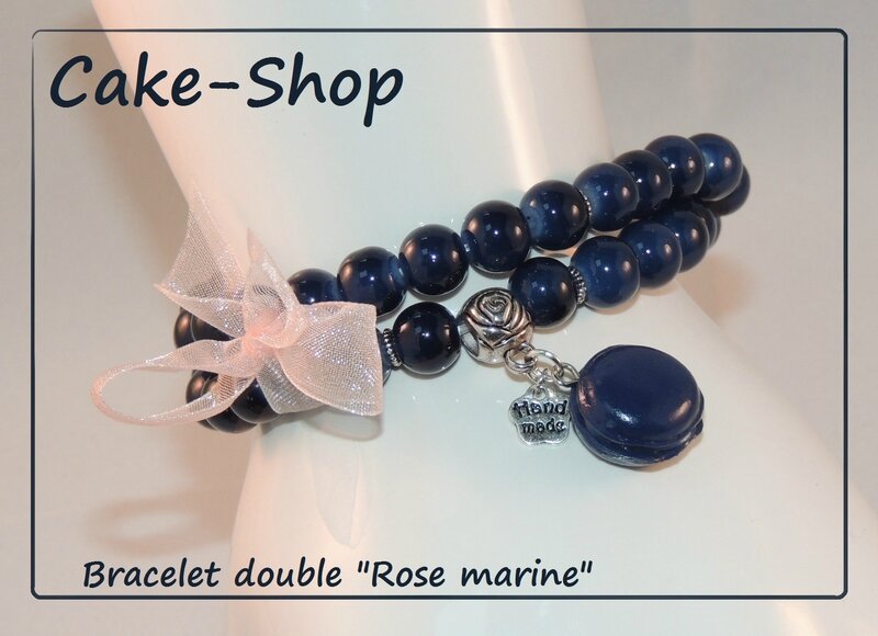 bracelet rose marine