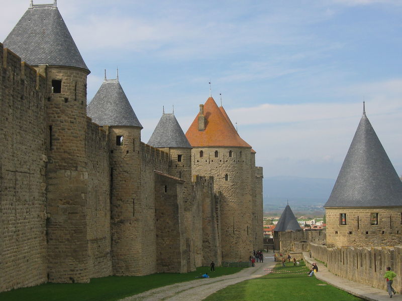 Cité de Carcassonne : Vue des remparts