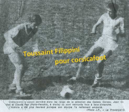 018 1063 - MEP - Filippini Toussaint - Claude Papi - Ses débuts à 1967