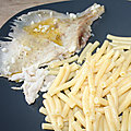 <b>Raie</b> grise au four à basse température sauce beurre citronné