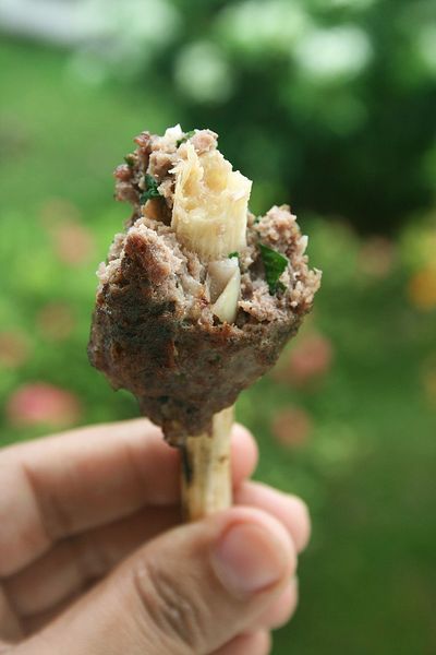 Grillade d'agneau à la canne sucre 3