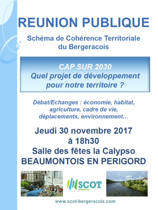 Affiche réunion publique SCoT