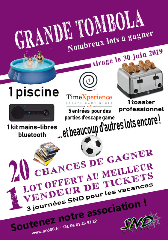 affiche tombola 2019