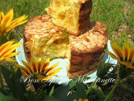Gâteau aux fruits variés et à la crème 014