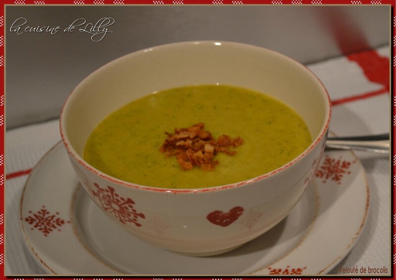 velouté aux brocolis