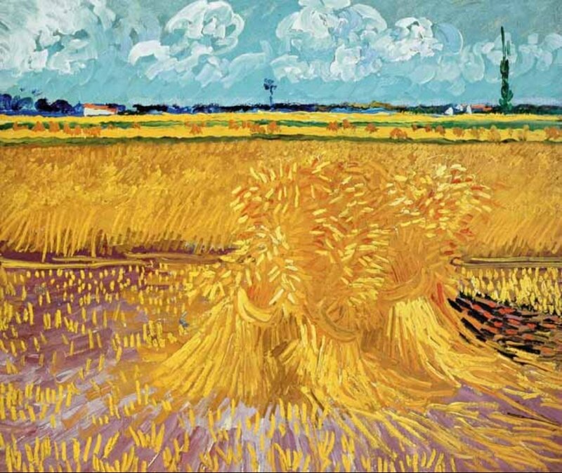 Van Gogh, champ de blé, 1988