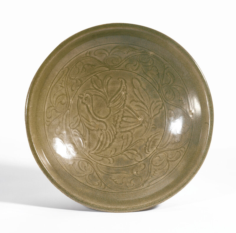 An unusual celadon-glazed bowl, Northern Song dynasty (960-1127)